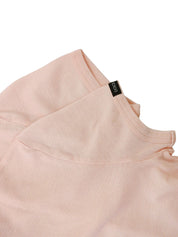 スナップボタンロゴポロシャツ　ピンク