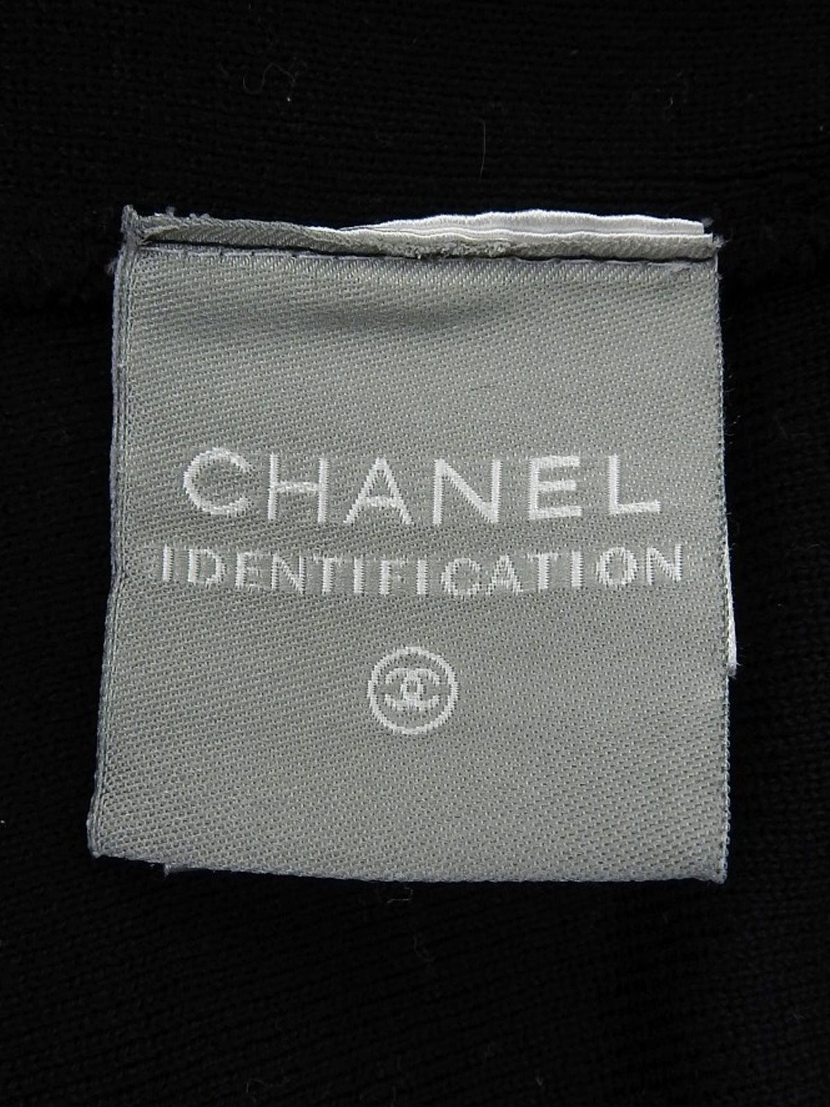 2004年製 スポーツラインロゴCCマークVネック半袖ワンピース ブラック