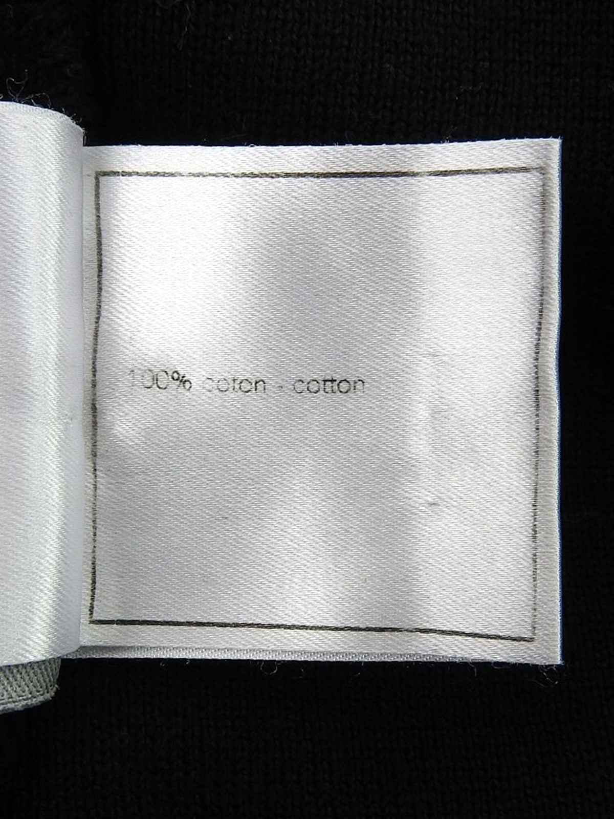 2004年製 スポーツラインロゴCCマークVネック半袖ワンピース ブラック