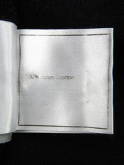 2004年製 スポーツラインロゴCCマークVネック半袖ワンピース ブラック