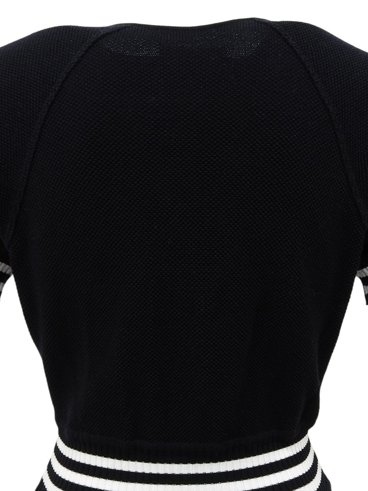 2004年製 スポーツラインロゴCCマークVネックハーフスリーブワンピース ブラック