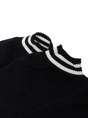 2004年製 スポーツラインロゴCCマークVネック半袖ワンピース ブラック