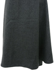 ウエストベルトデザインスカート グレー