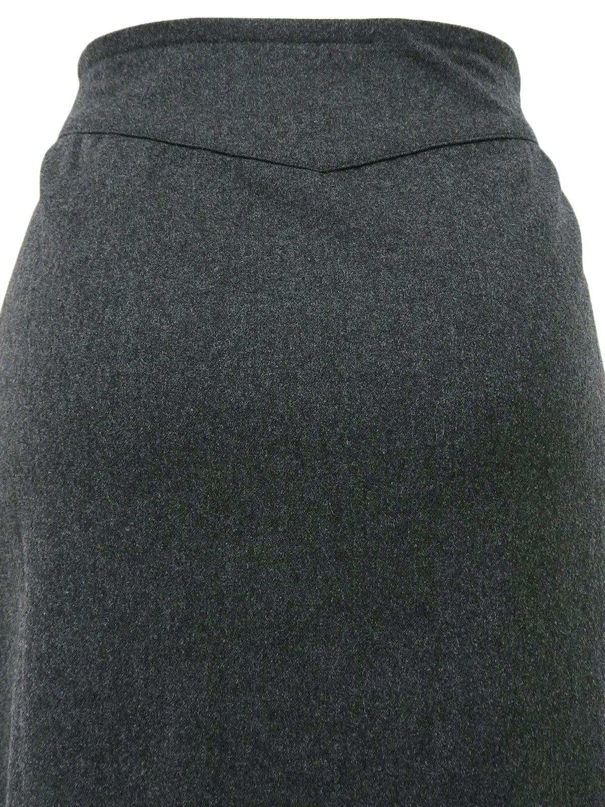 ウエストベルトデザインスカート グレー