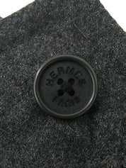 ウエストベルトデザインスカート グレー