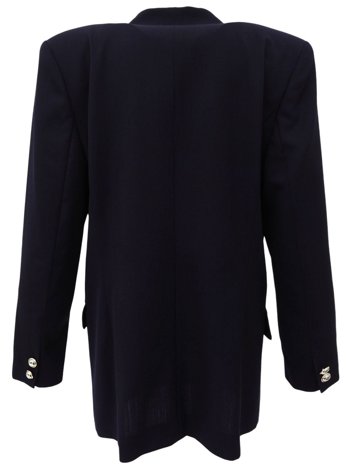 ウールダブルブレストジャケット ネイビー