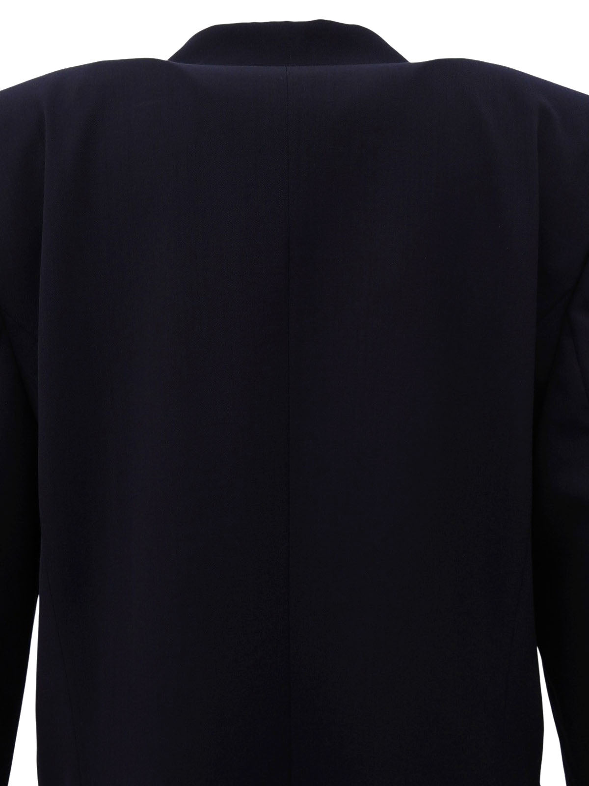 ウールダブルブレストジャケット ネイビー