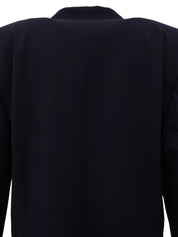 ウールダブルブレストジャケット ネイビー