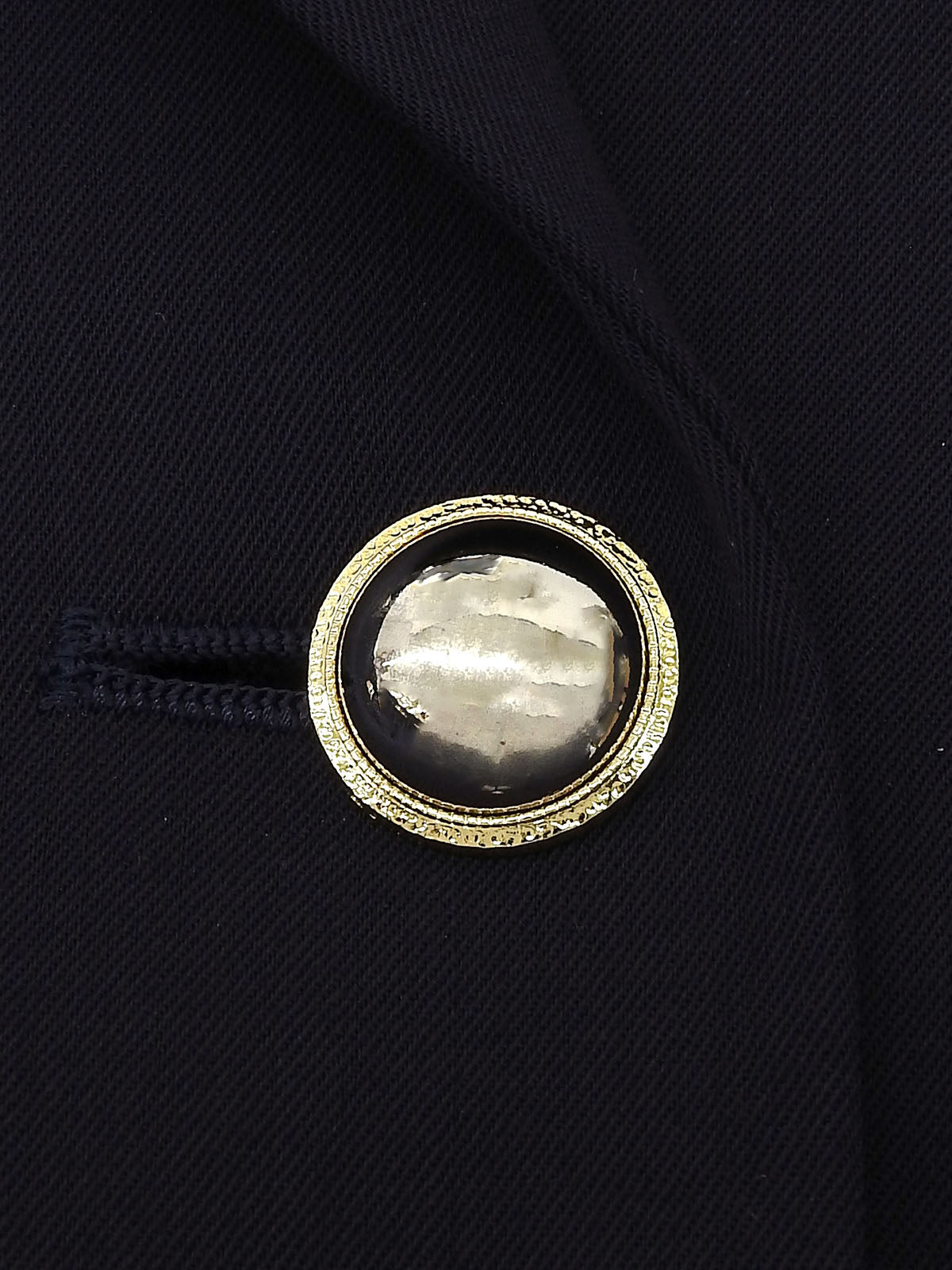 ウールダブルブレストジャケット ネイビー