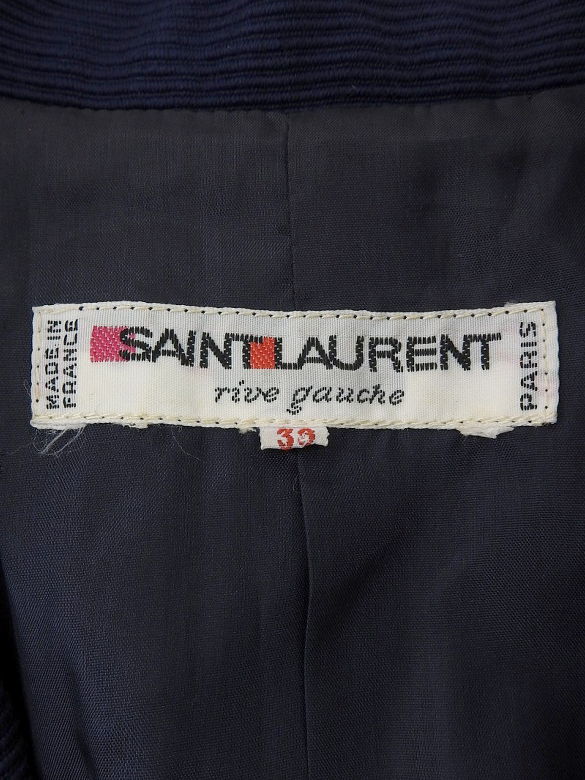 エディ・スリマン期 ジャガードショートジャケット ネイビー