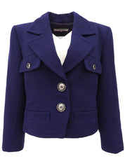 エディ・スリマン期 ジャガードショートジャケット ネイビー