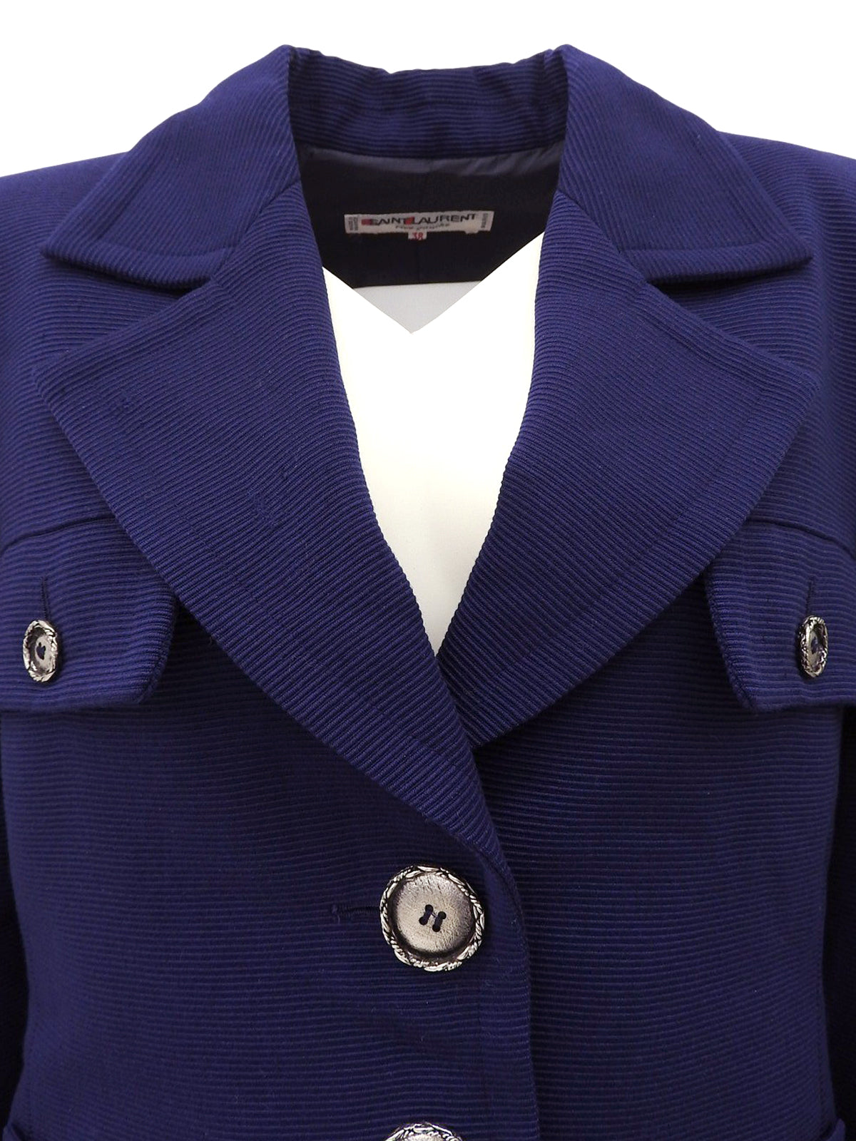 エディ・スリマン期 ジャガードショートジャケット ネイビー