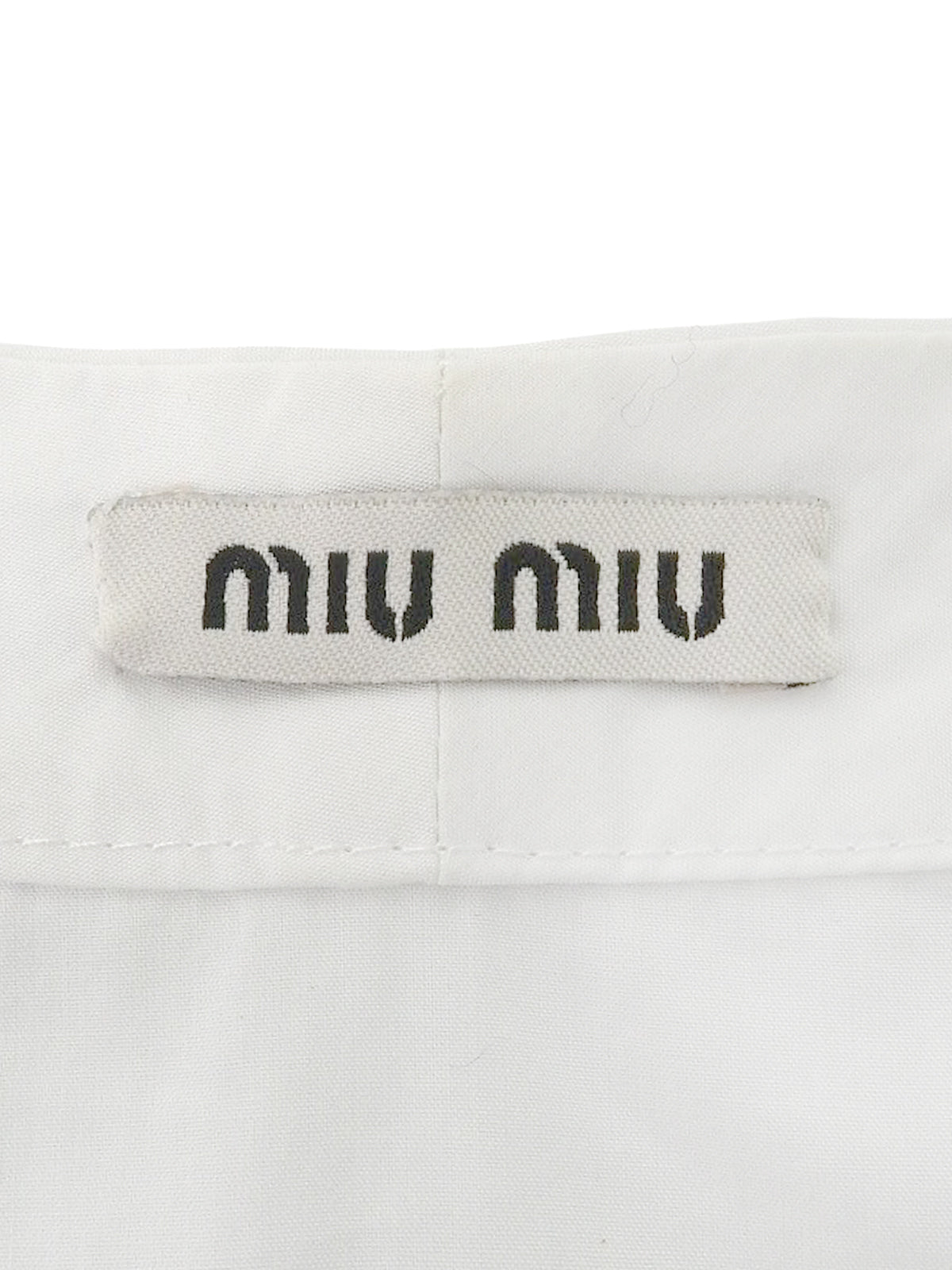 フリルノースリーブトップス ホワイト