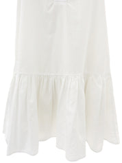 フリルノースリーブトップス ホワイト