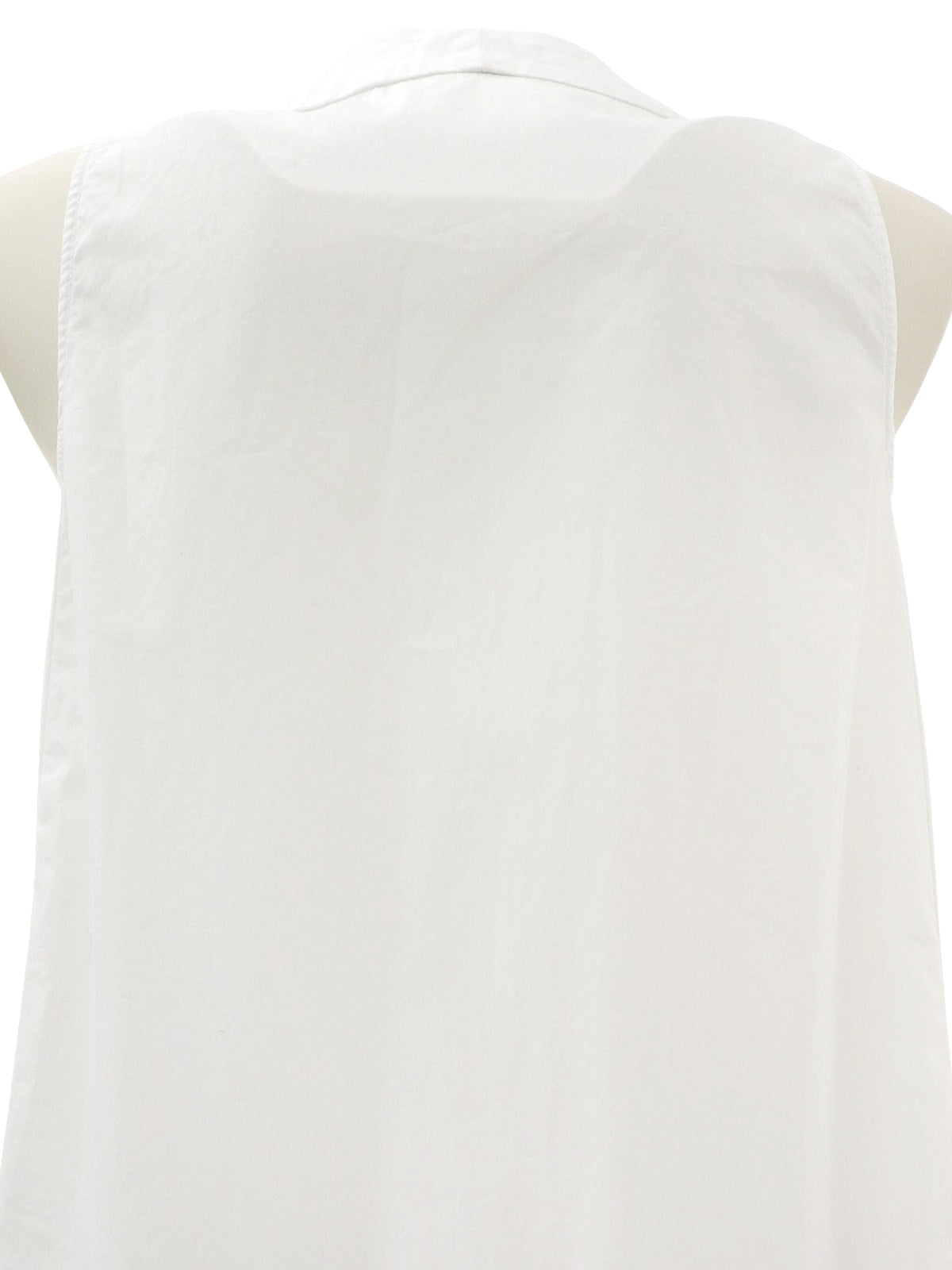 フリルノースリーブトップス ホワイト