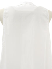 フリルノースリーブトップス ホワイト