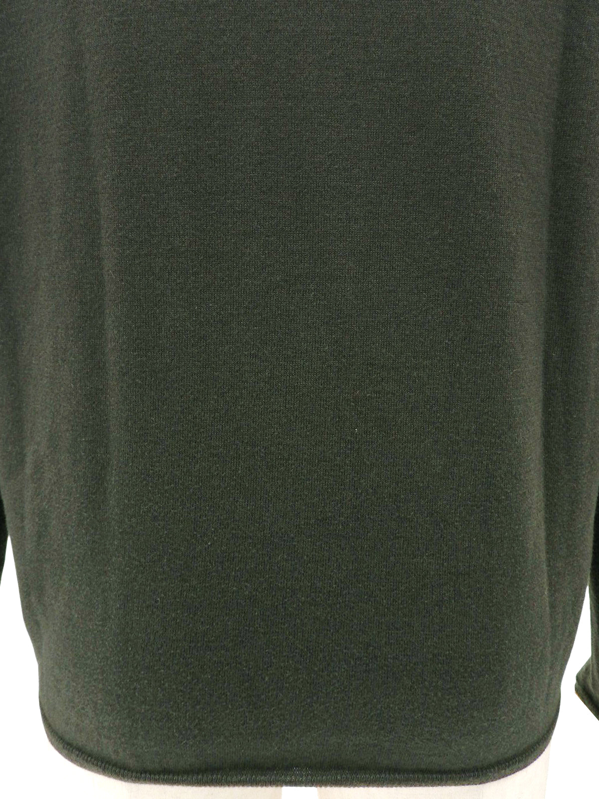 ロゴ刺繍カーディガン カーキ