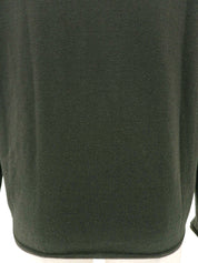 ロゴ刺繍カーディガン カーキ