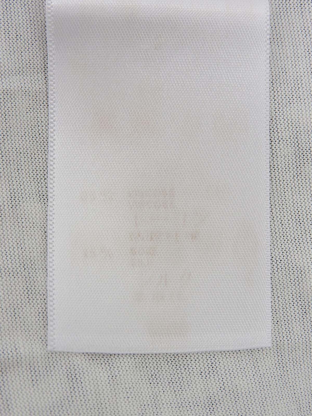 Monogram Pattern Short Sleeve Top in White