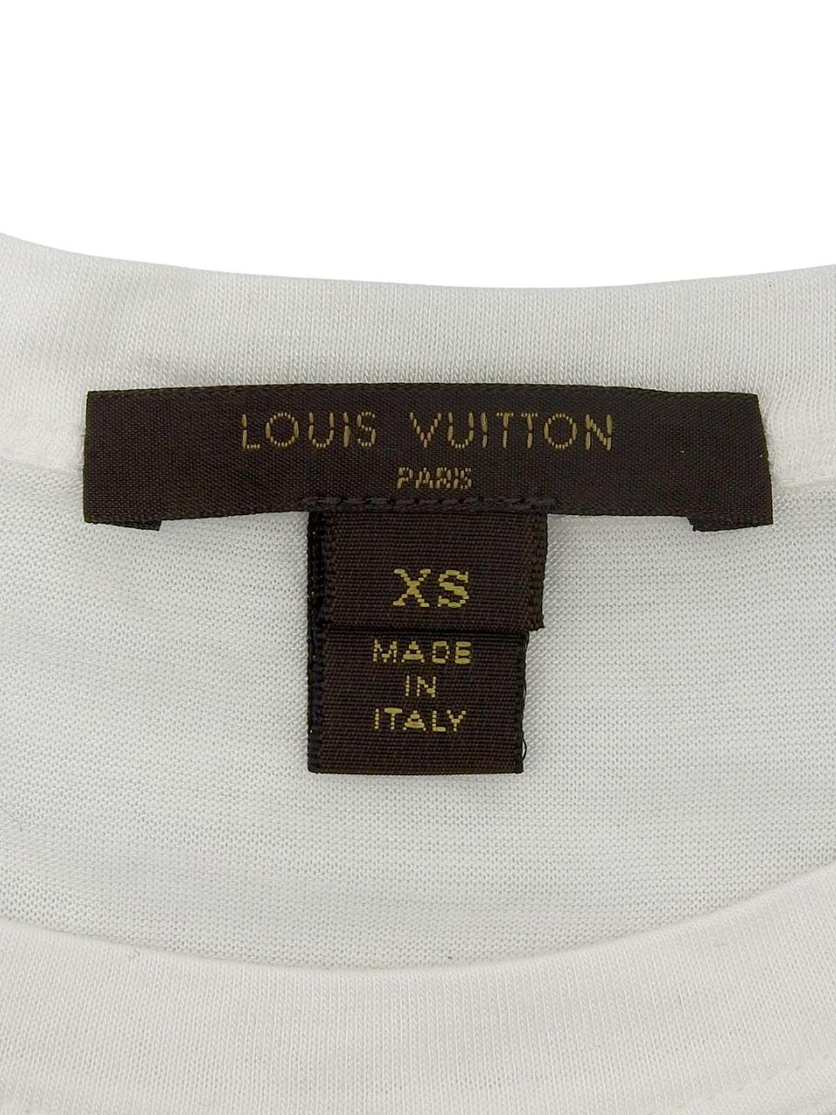 Monogram Pattern Short Sleeve Top in White