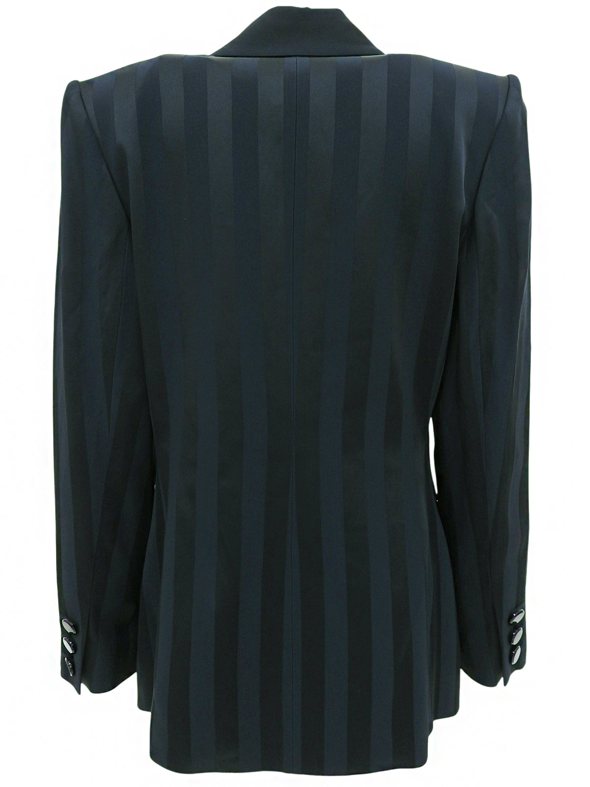 ストライプパターンジャケット ネイビー