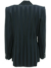 ストライプパターンジャケット ネイビー