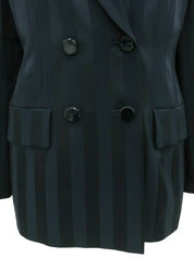 ストライプパターンジャケット ネイビー