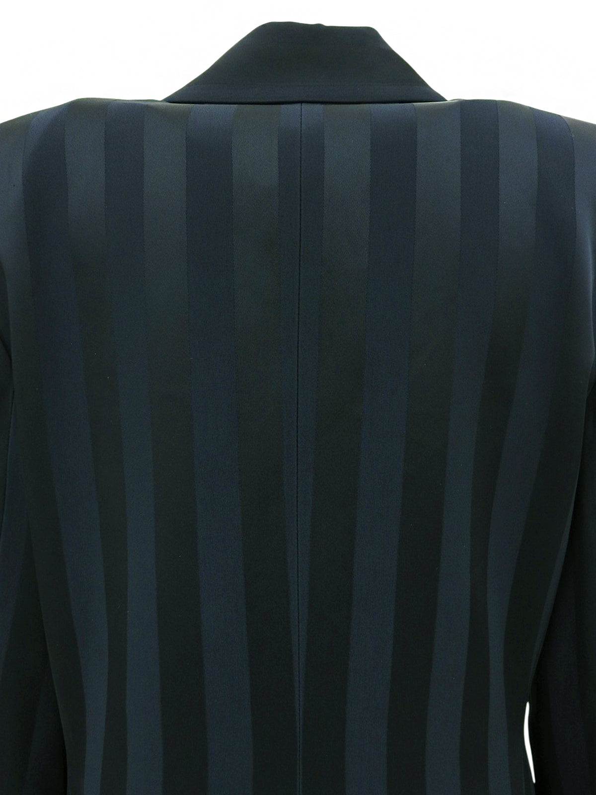 ストライプパターンジャケット ネイビー