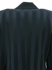 ストライプパターンジャケット ネイビー