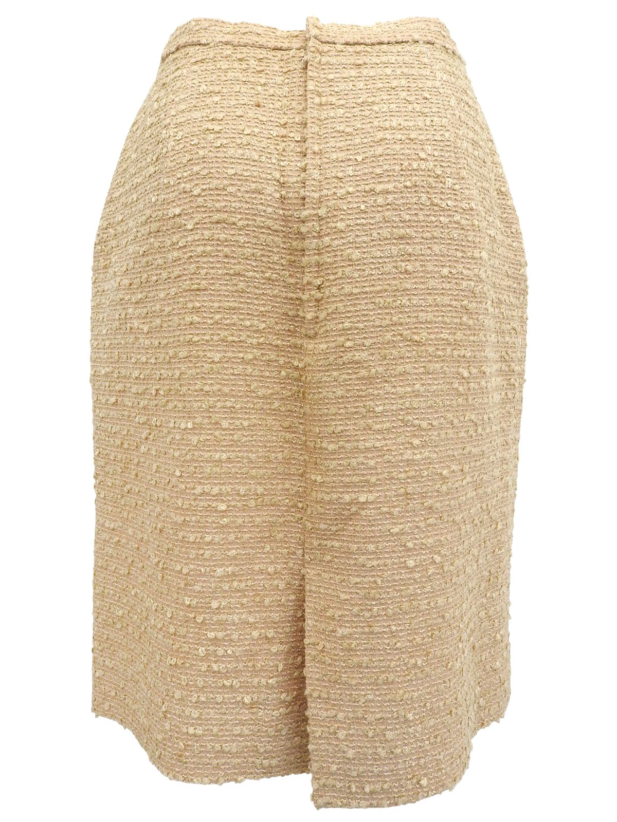 ツイードロゴボタンセットアップ ベージュ