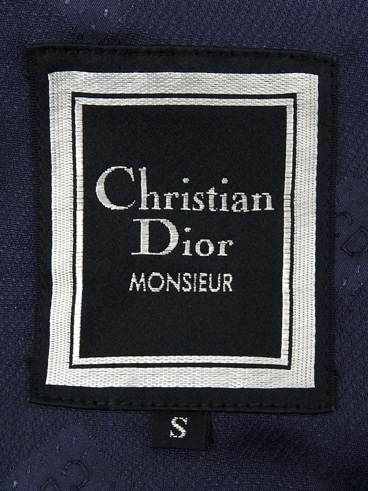 エンブレムロゴボタンダブルブレストジャケット ネイビー