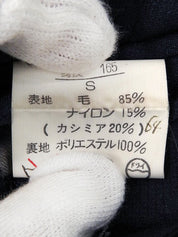 エンブレムロゴボタンダブルブレストジャケット ネイビー