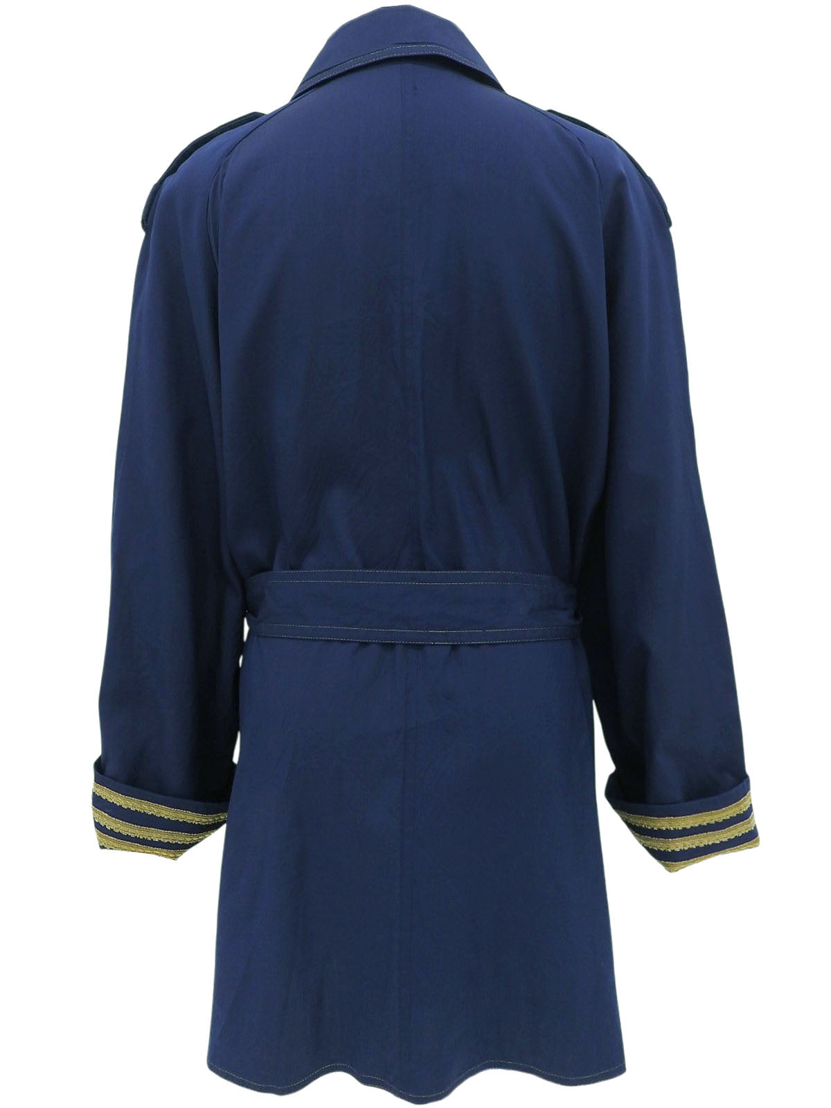 マリンロゴボタンスプリングコート ネイビー