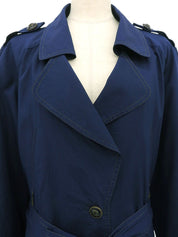 マリンロゴボタンスプリングコート ネイビー