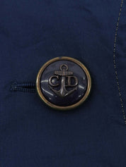 マリンロゴボタンスプリングコート ネイビー
