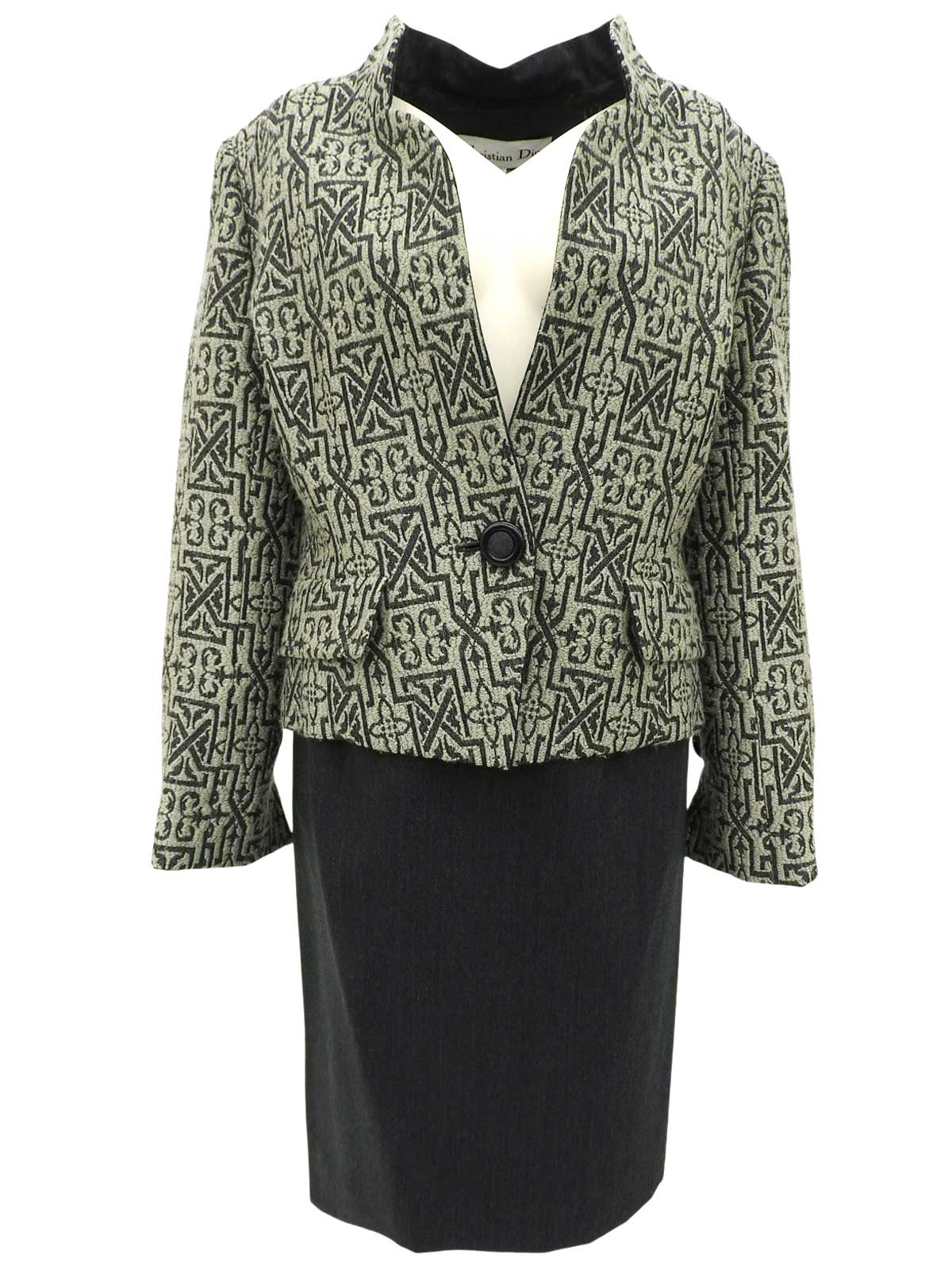 デザインパターンセットアップ カーキ/グレー