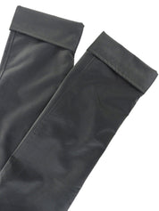 1999年製 ロゴジップアップロングコート メタリックグレー