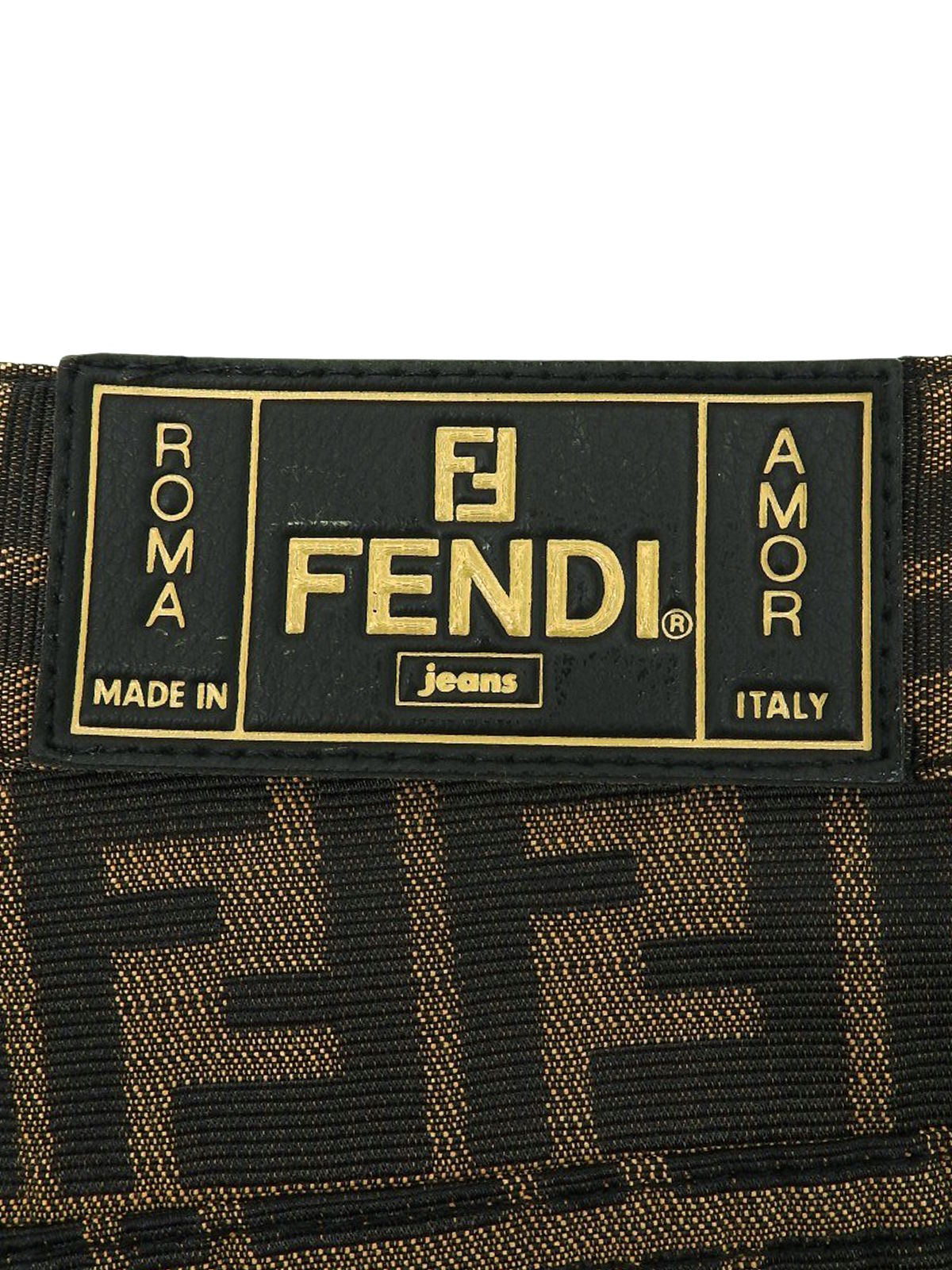 FFズッカパターンパンツ ブラウン