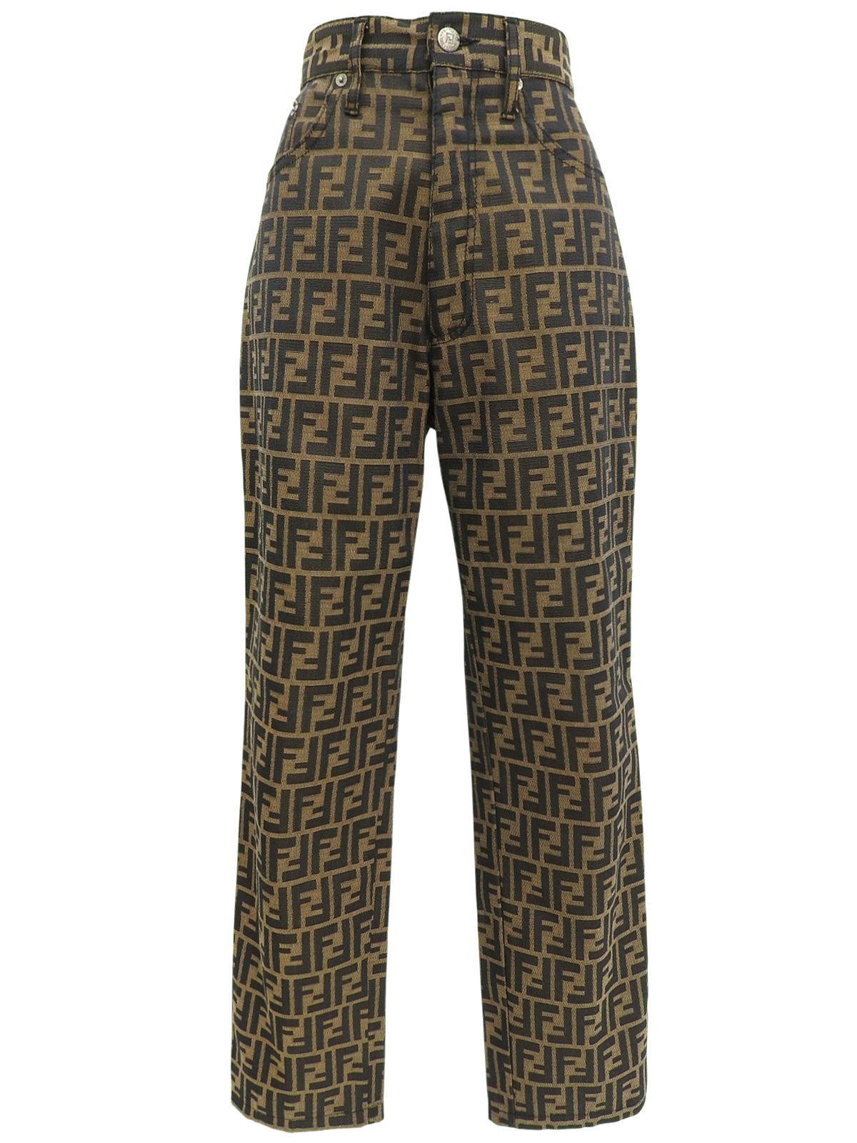 FFズッカパターンパンツ ブラウン