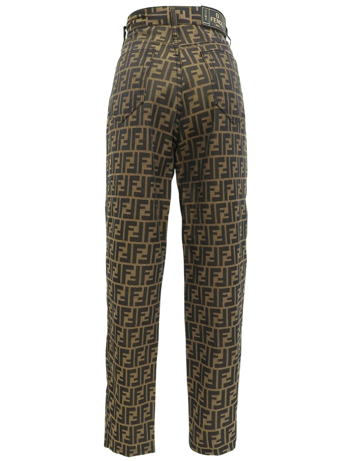 FFズッカパターンパンツ ブラウン