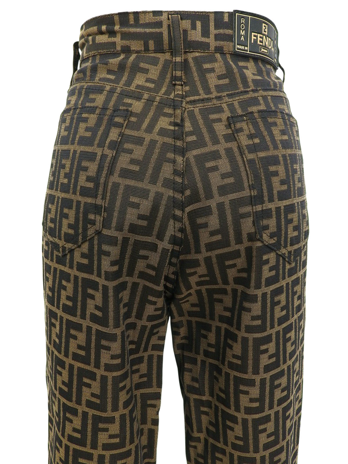 FFズッカパターンパンツ ブラウン