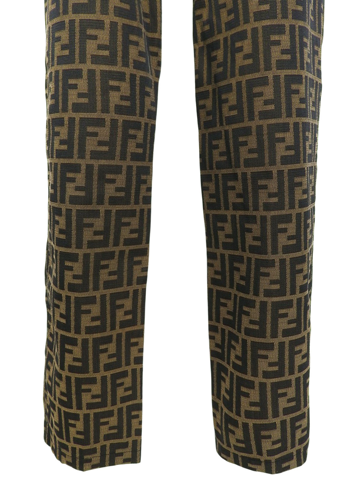 FFズッカパターンパンツ ブラウン