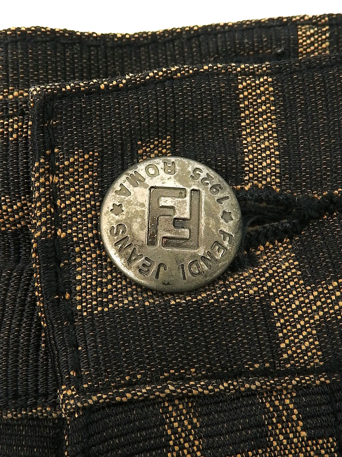 FFズッカパターンパンツ ブラウン