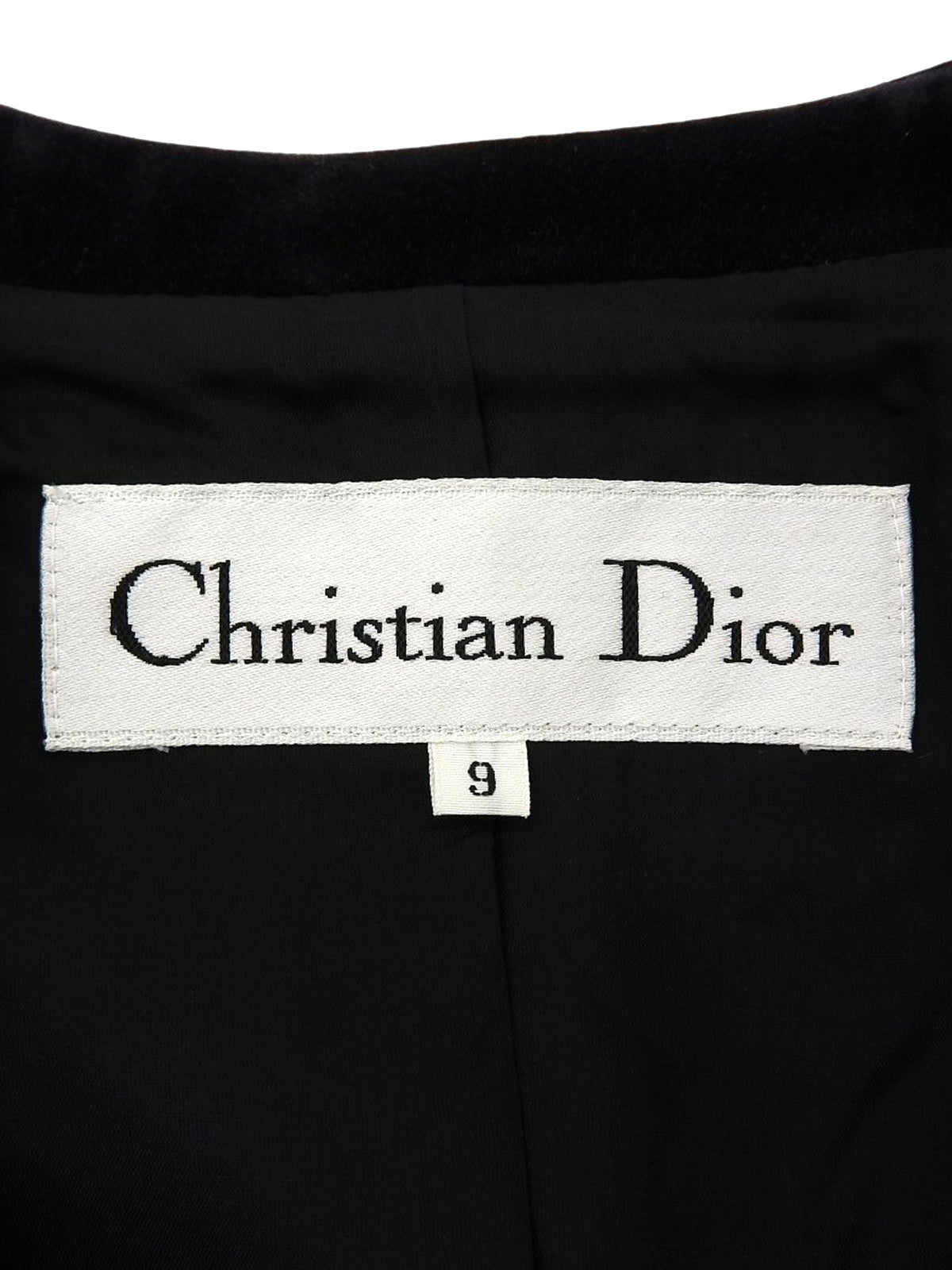 ツイードノーカラージャケット グレー