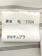 ウールロゴエンブレムワッペンジャケット ネイビー