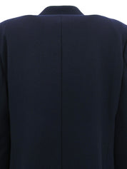 ウールロゴエンブレムワッペンジャケット ネイビー