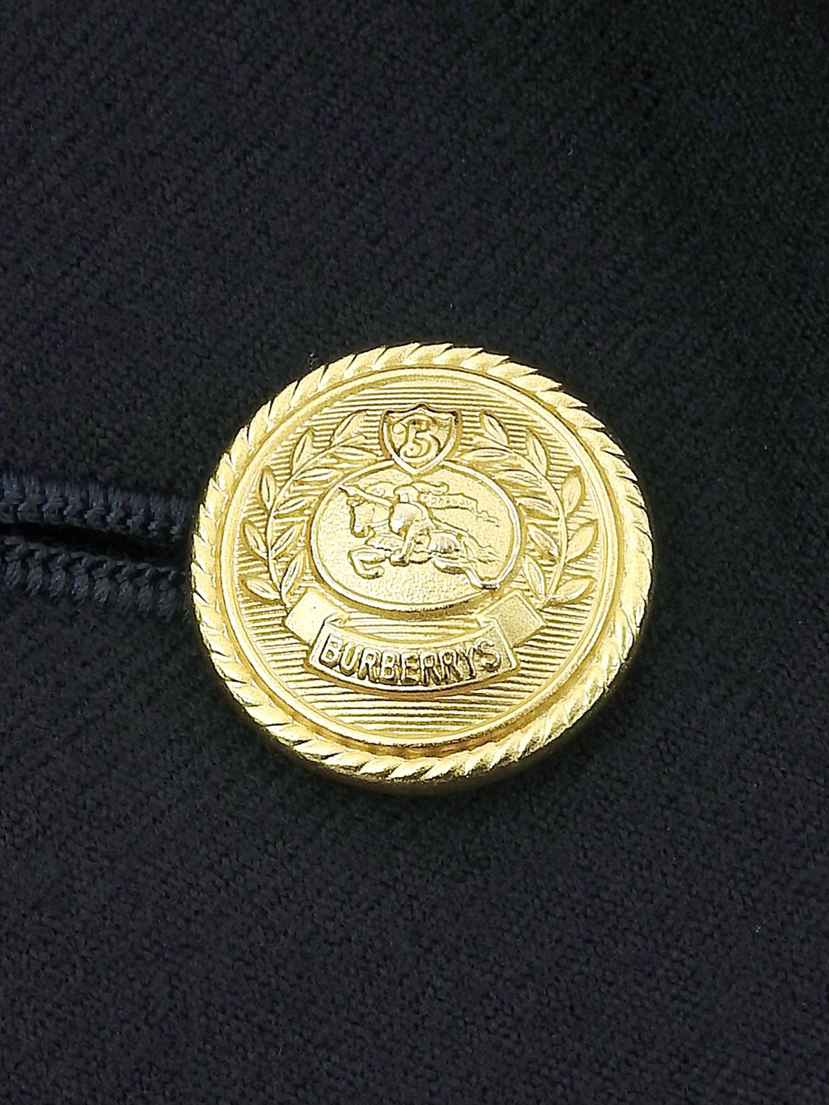 ウールロゴエンブレムワッペンジャケット ネイビー