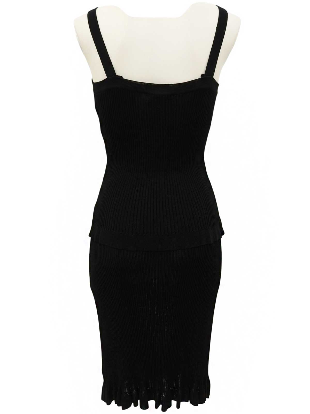 1997年製 CCマーク刺繍ノースリーブセットアップ ブラック