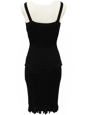 1997年製 CCマーク刺繍ノースリーブセットアップ ブラック