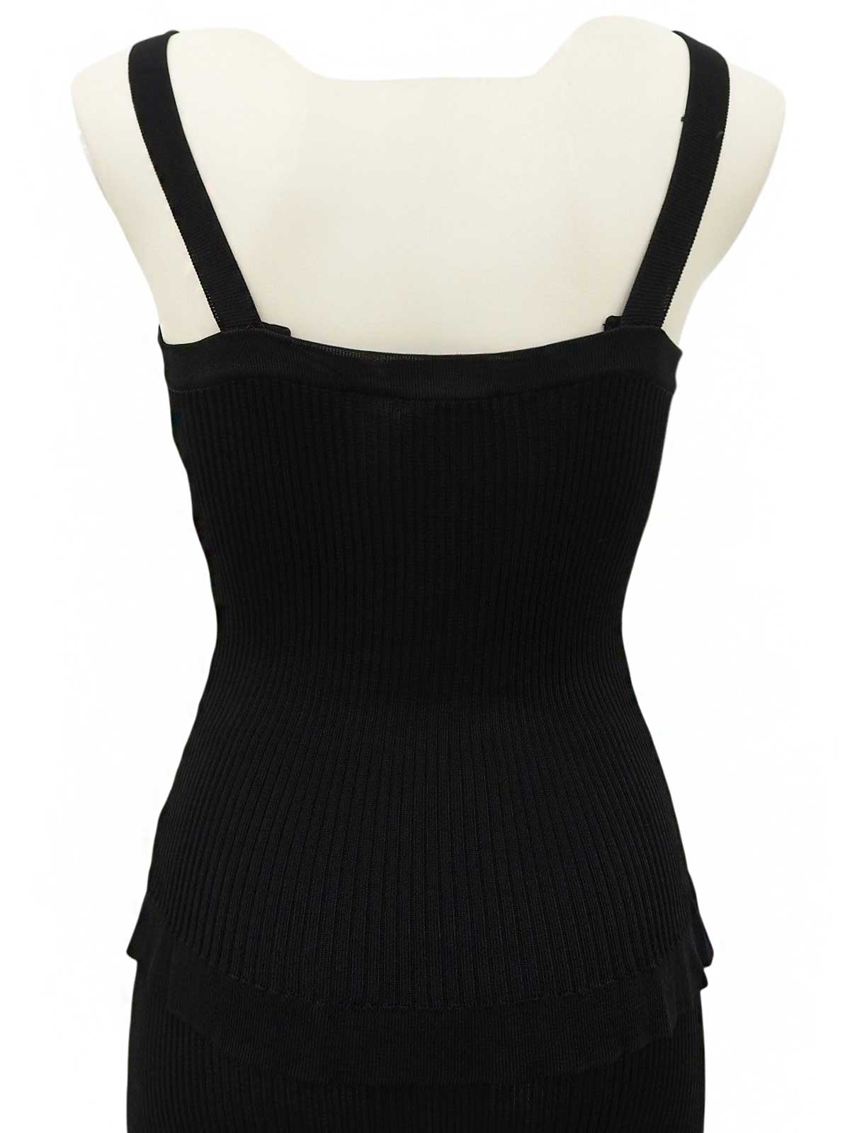 1997年製 CCマーク刺繍ノースリーブセットアップ ブラック